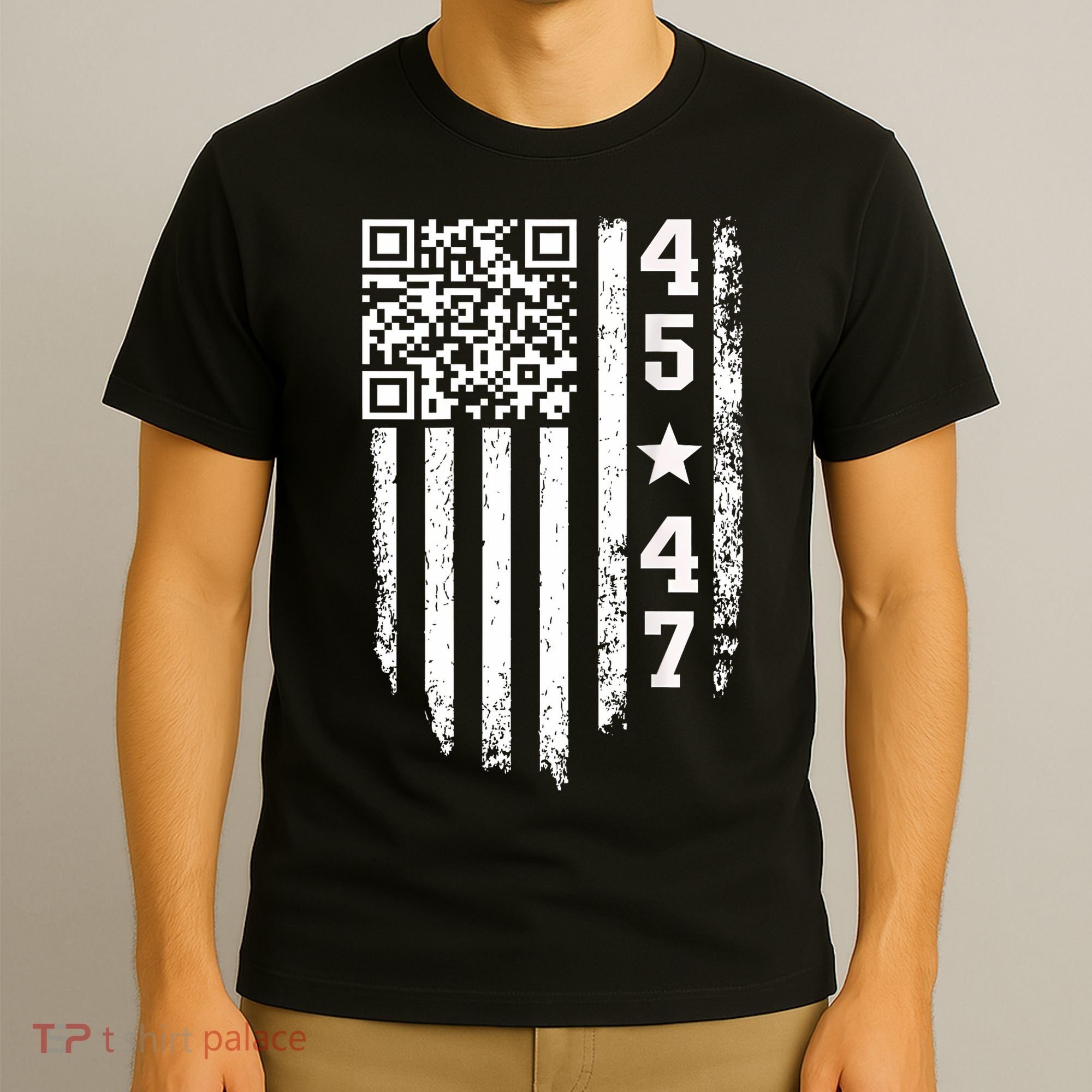 Funny Qr President Trump 4547 Trump Dancing Code T-Shirt