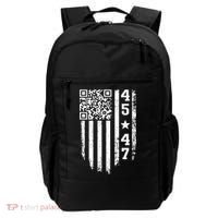 Funny Qr President Trump 4547 Trump Dancing Code Backpack thumb 0