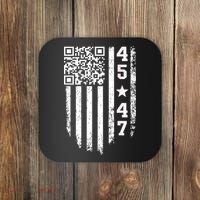 Funny Qr President Trump 4547 Trump Dancing Code Coaster thumb 0