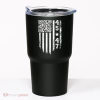 Funny Qr President Trump 4547 Trump Dancing Code Tumbler thumb 0