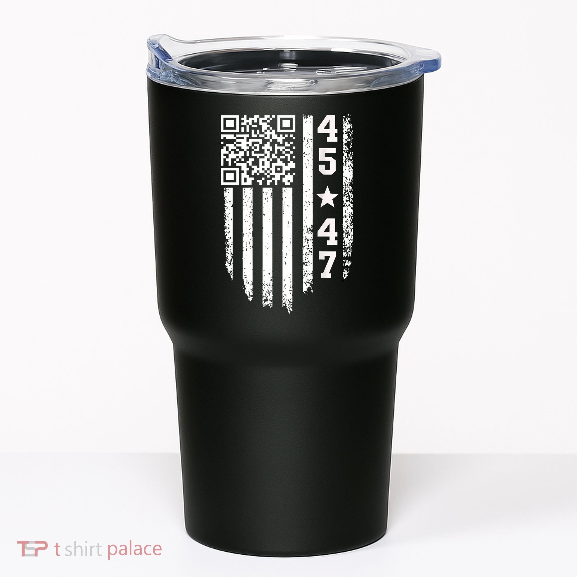 Funny Qr President Trump 4547 Trump Dancing Code Tumbler