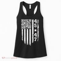 Funny Qr President Trump 4547 Trump Dancing Code Women's Tank Top thumb 0