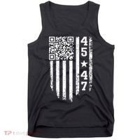 Funny Qr President Trump 4547 Trump Dancing Code Tank Top thumb 0