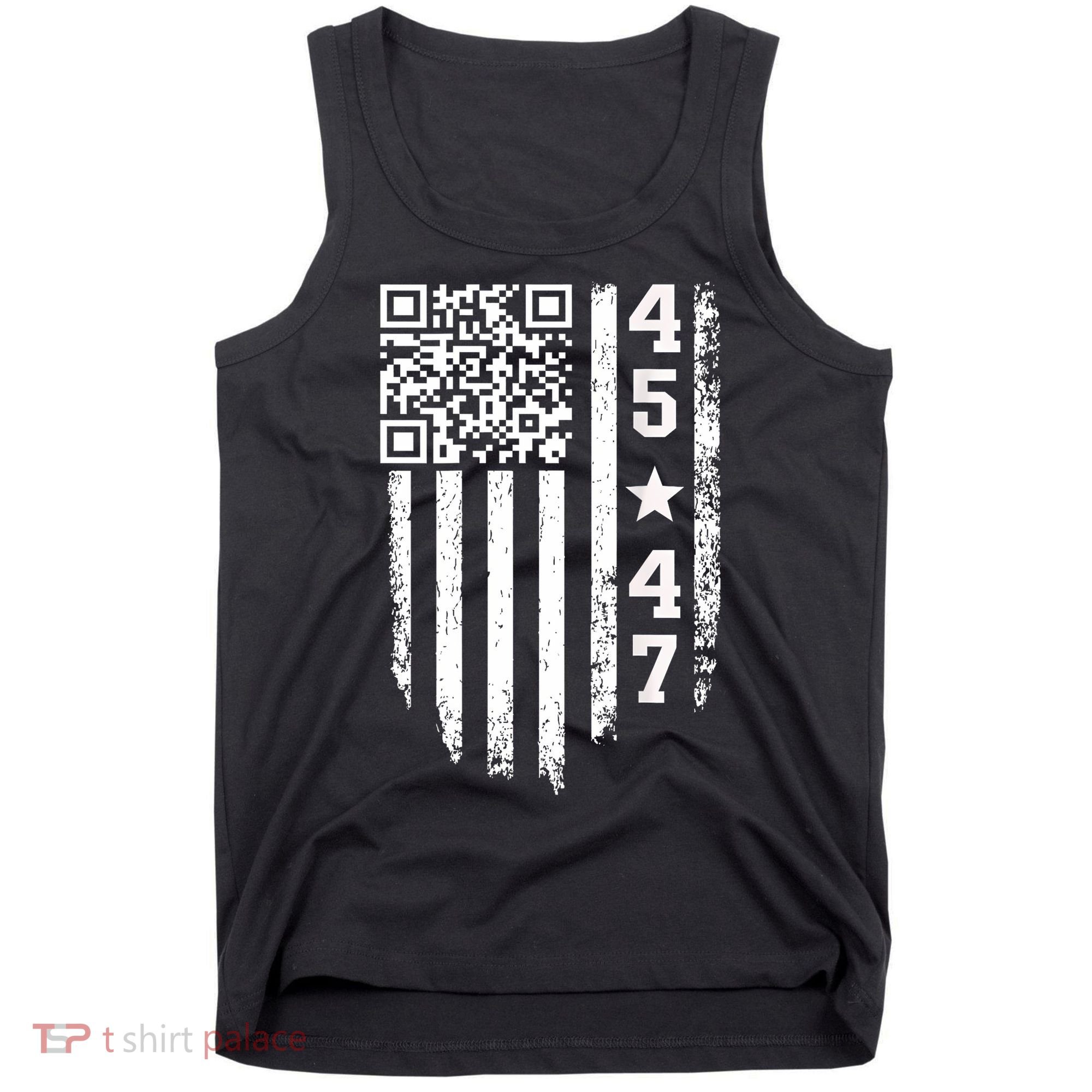 Funny Qr President Trump 4547 Trump Dancing Code Tank Top