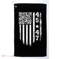 Funny Qr President Trump 4547 Trump Dancing Code Golf Towel thumb 0