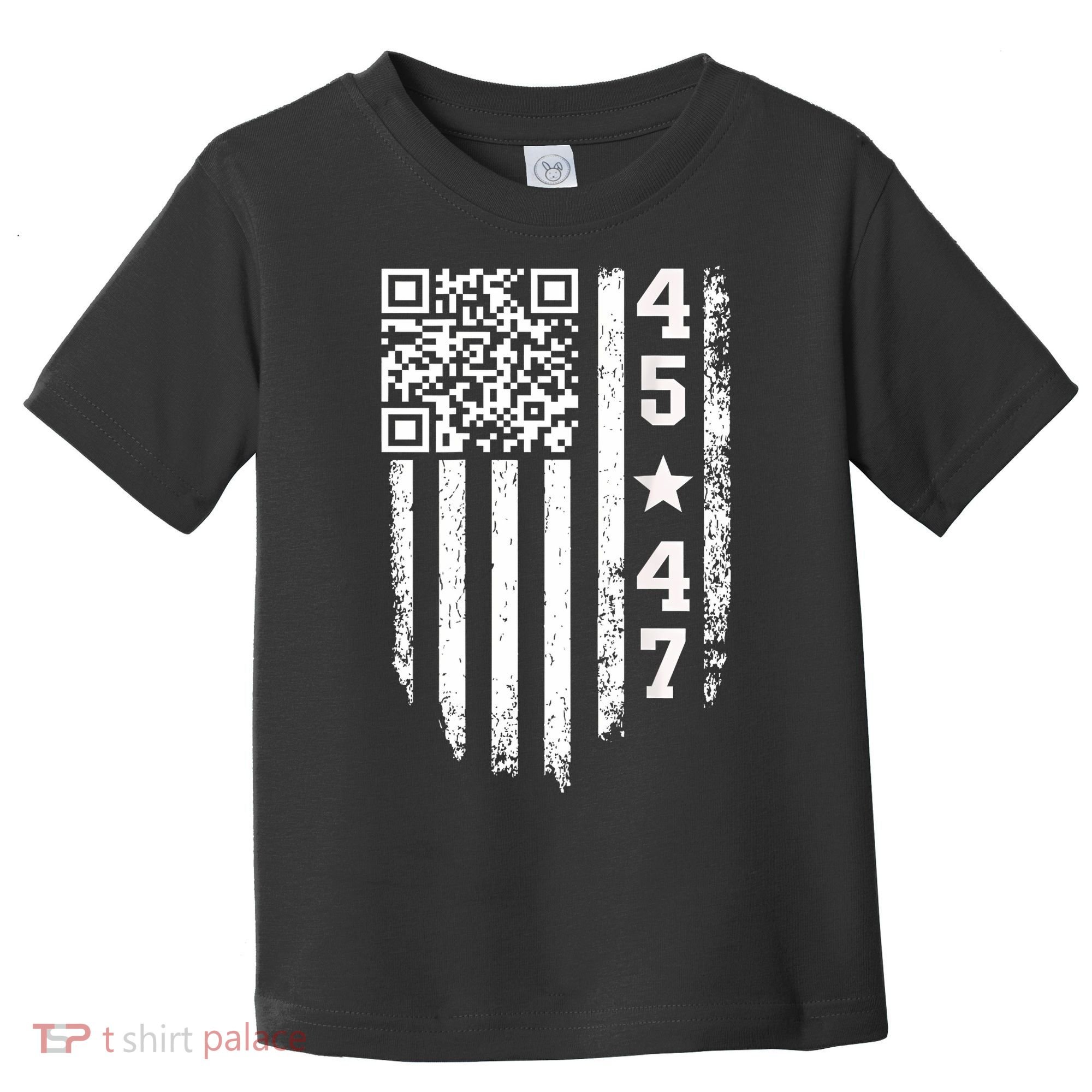Funny Qr President Trump 4547 Trump Dancing Code Toddler T-Shirt