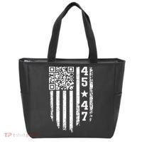 Funny Qr President Trump 4547 Trump Dancing Code Tote Bag thumb 0