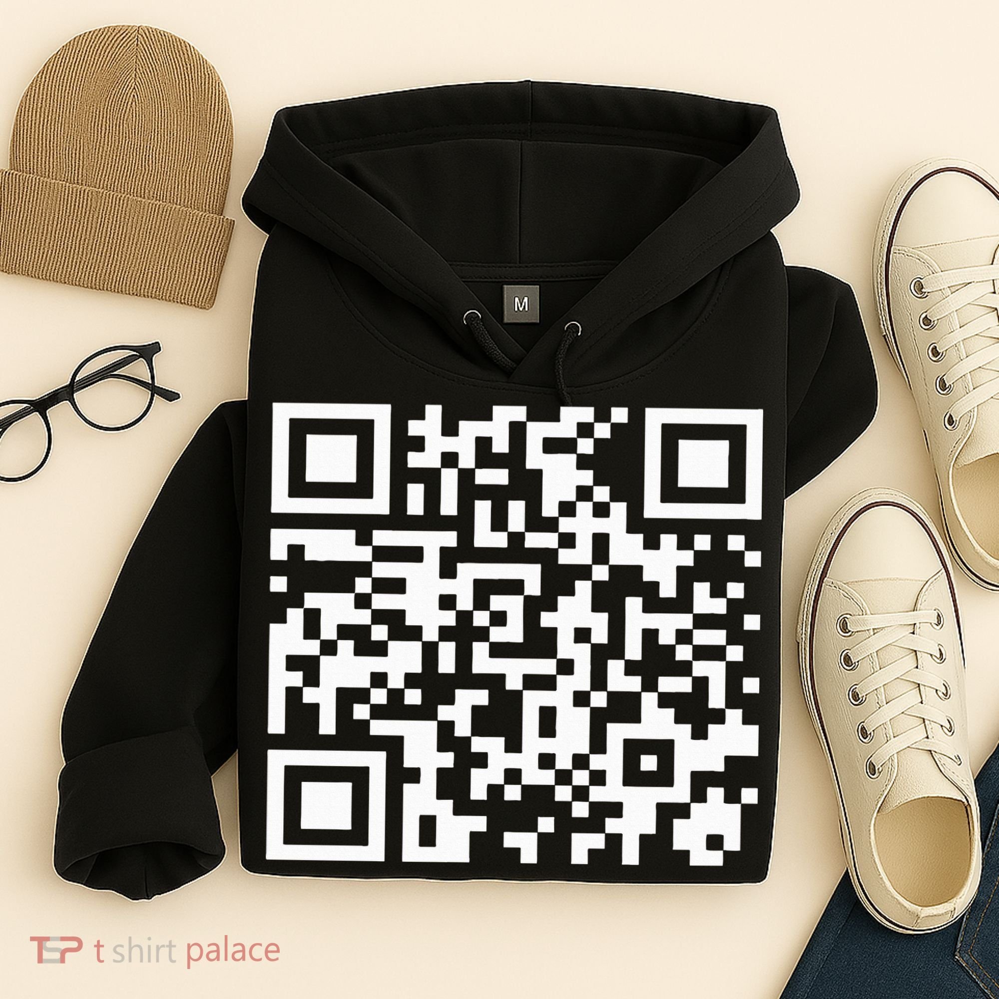 Funny Qr President Trump Dance Code 2025 Hoodie