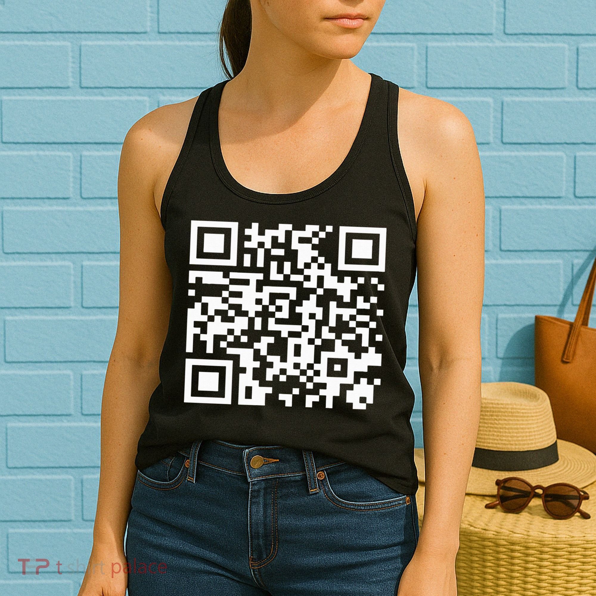 Funny Qr President Trump Dance Code 2025 Women's Tank Top