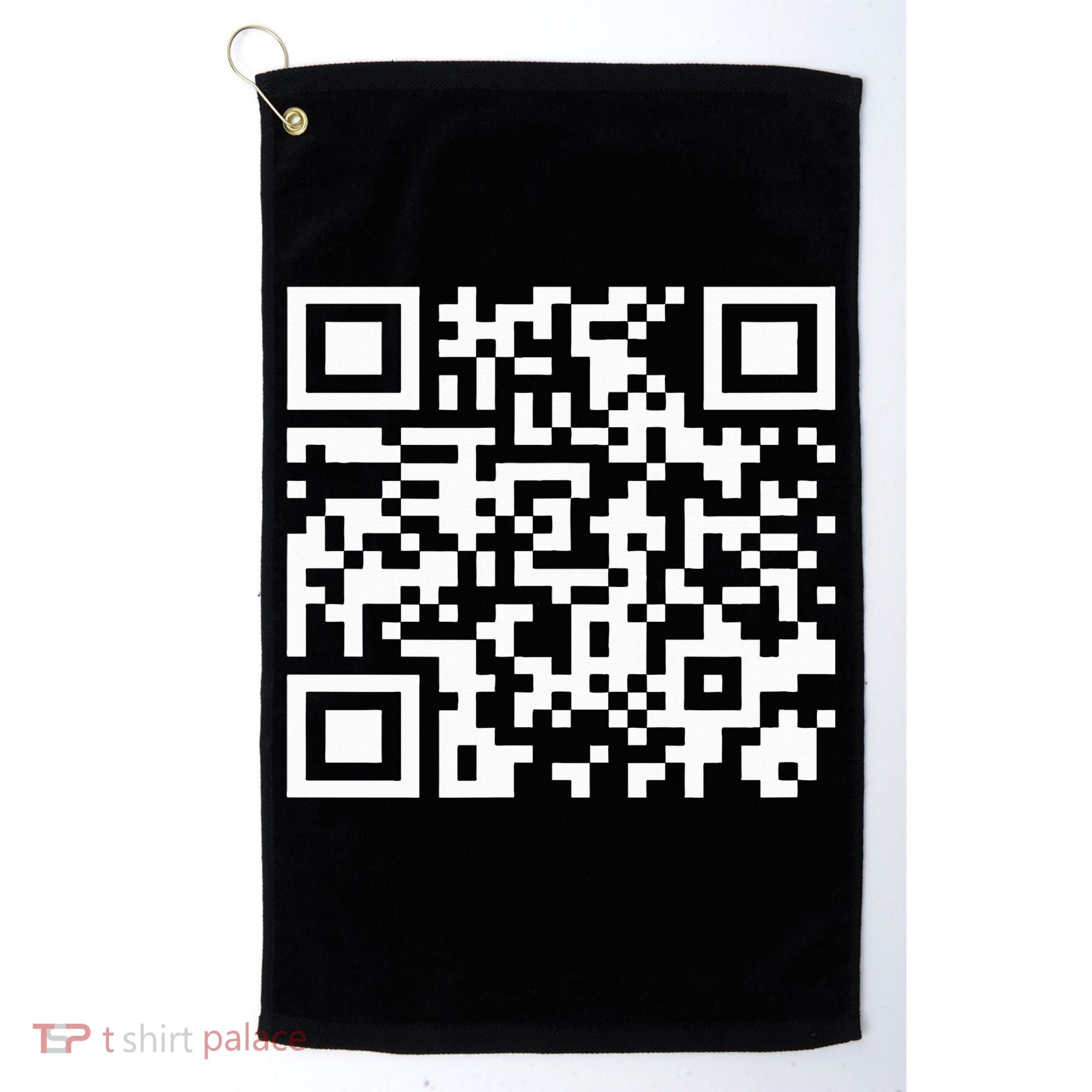 Funny Qr President Trump Dance Code 2025 Golf Towel
