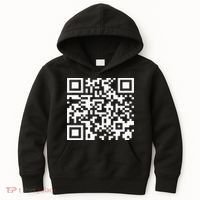 Funny Qr President Trump Dance Code 2025 Kids Hoodie thumb 0