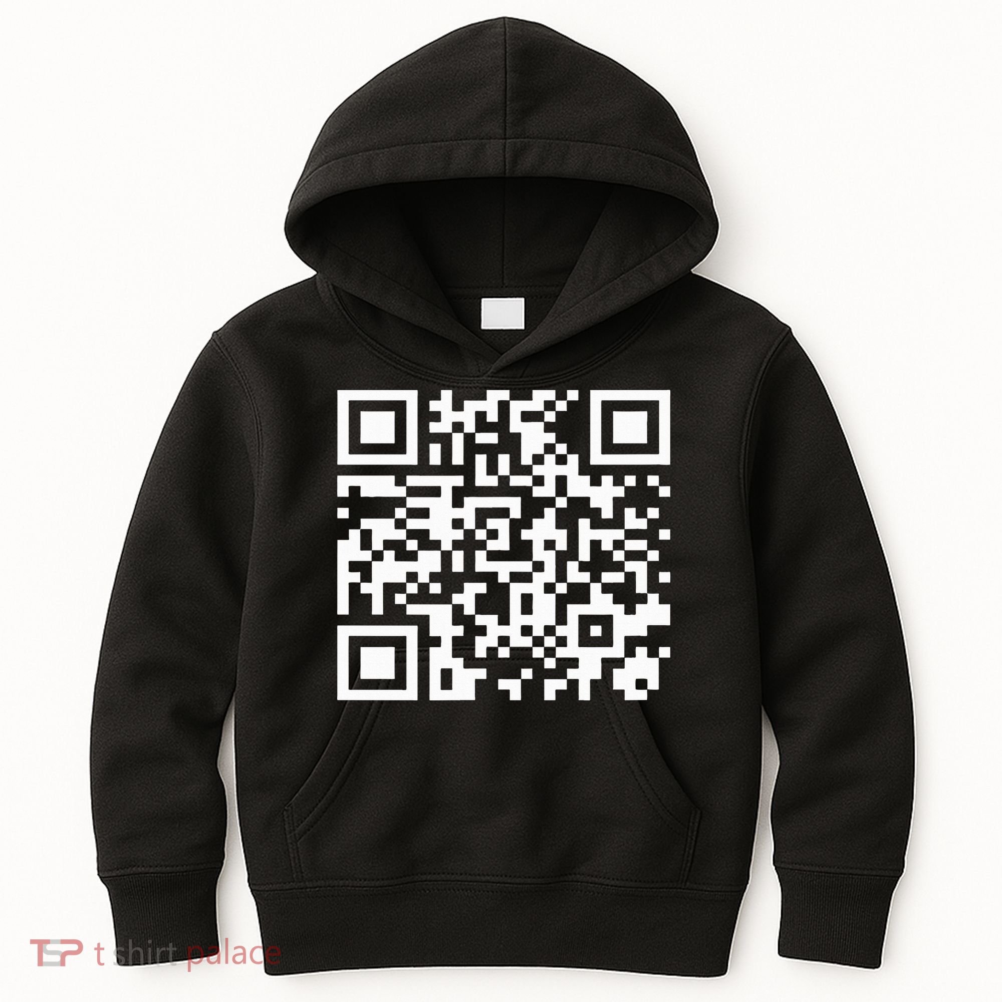 Funny Qr President Trump Dance Code 2025 Kids Hoodie