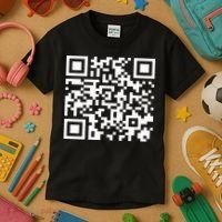 Funny Qr President Trump Dance Code 2025 Kids T-Shirt thumb 3