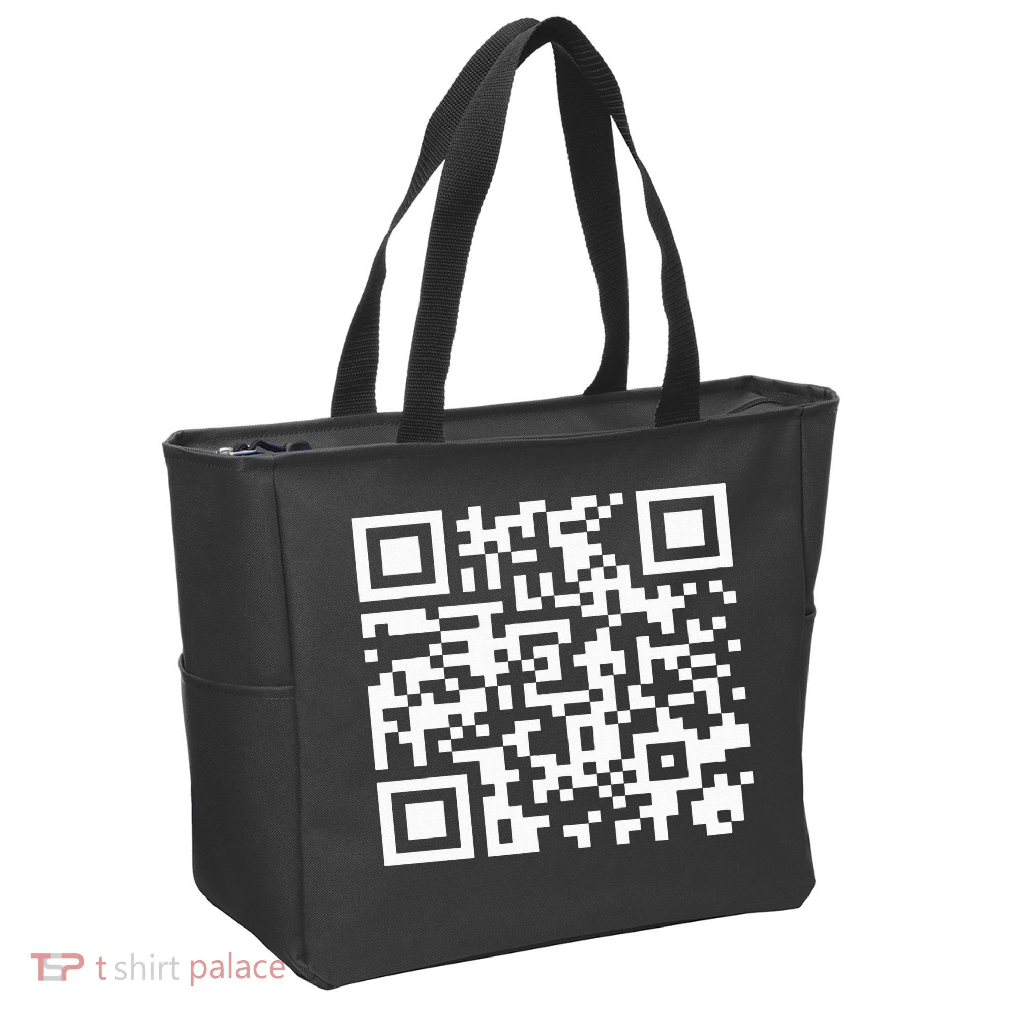Funny Qr President Trump Dance Code 2025 Tote Bag