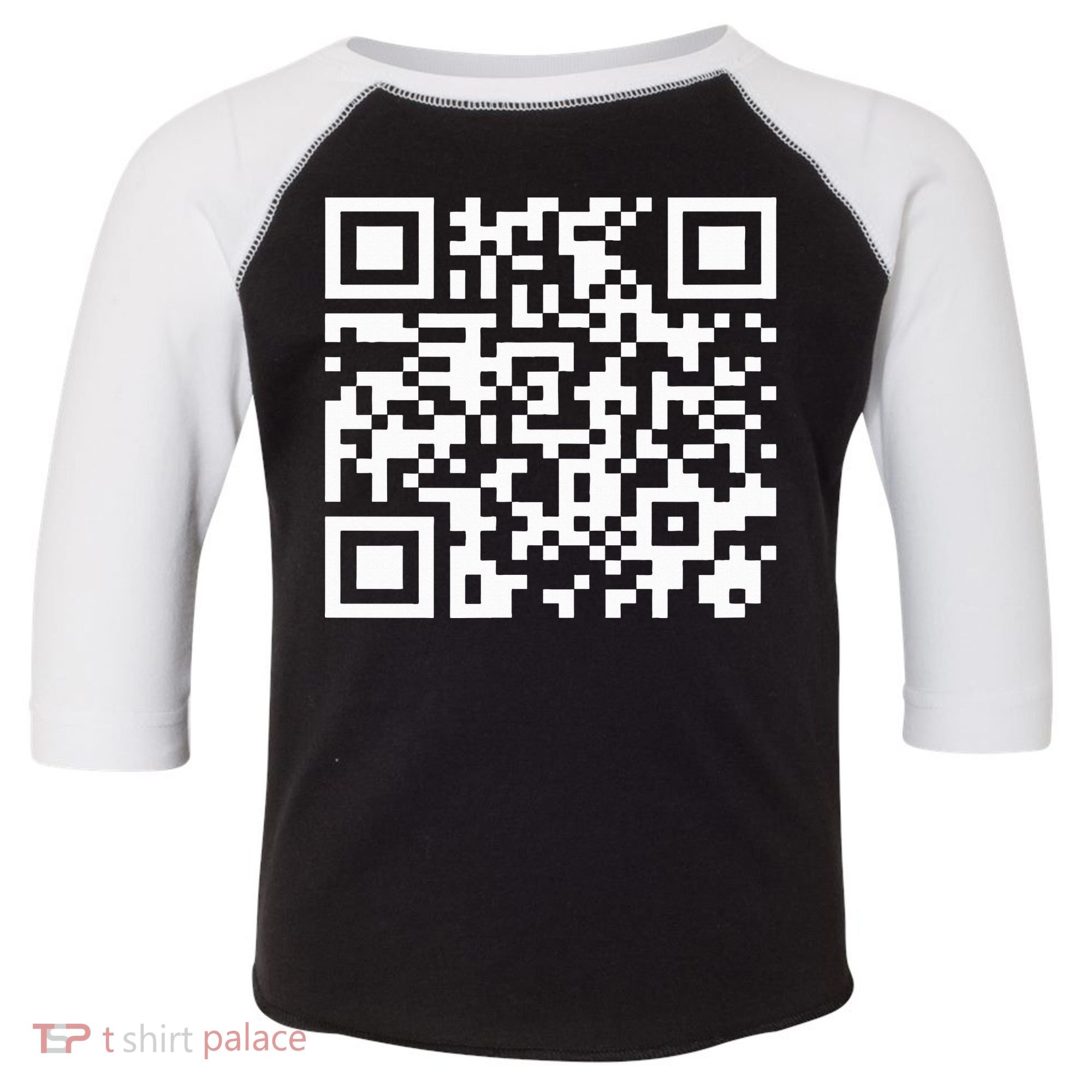 Funny Qr President Trump Dance Code 2025 Toddler Fine Jersey T-Shirt