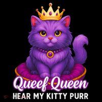 Funny Queef Queen Cat Hear My Kitty Purr Women's Hoodie thumb 2