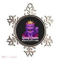 Funny Queef Queen Cat Hear My Kitty Purr Ornament thumb 0
