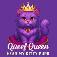 Funny Queef Queen Cat Hear My Kitty Purr Visor thumb 3