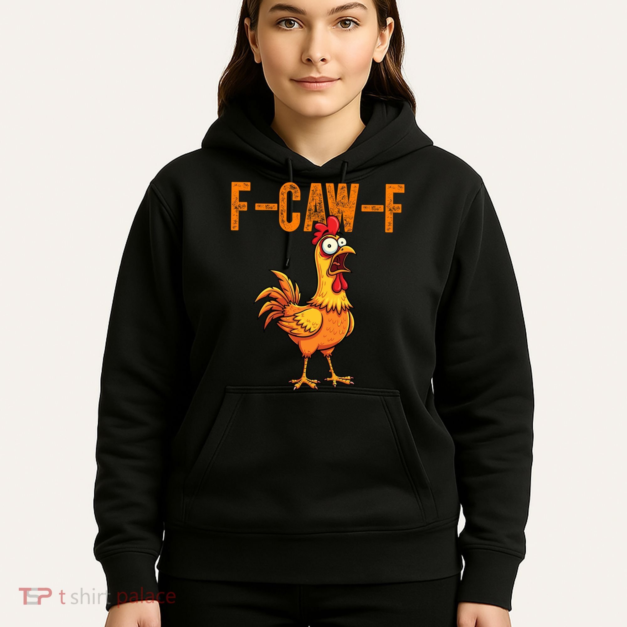 F-Caw-F Quote Rooster Meme Hoodie