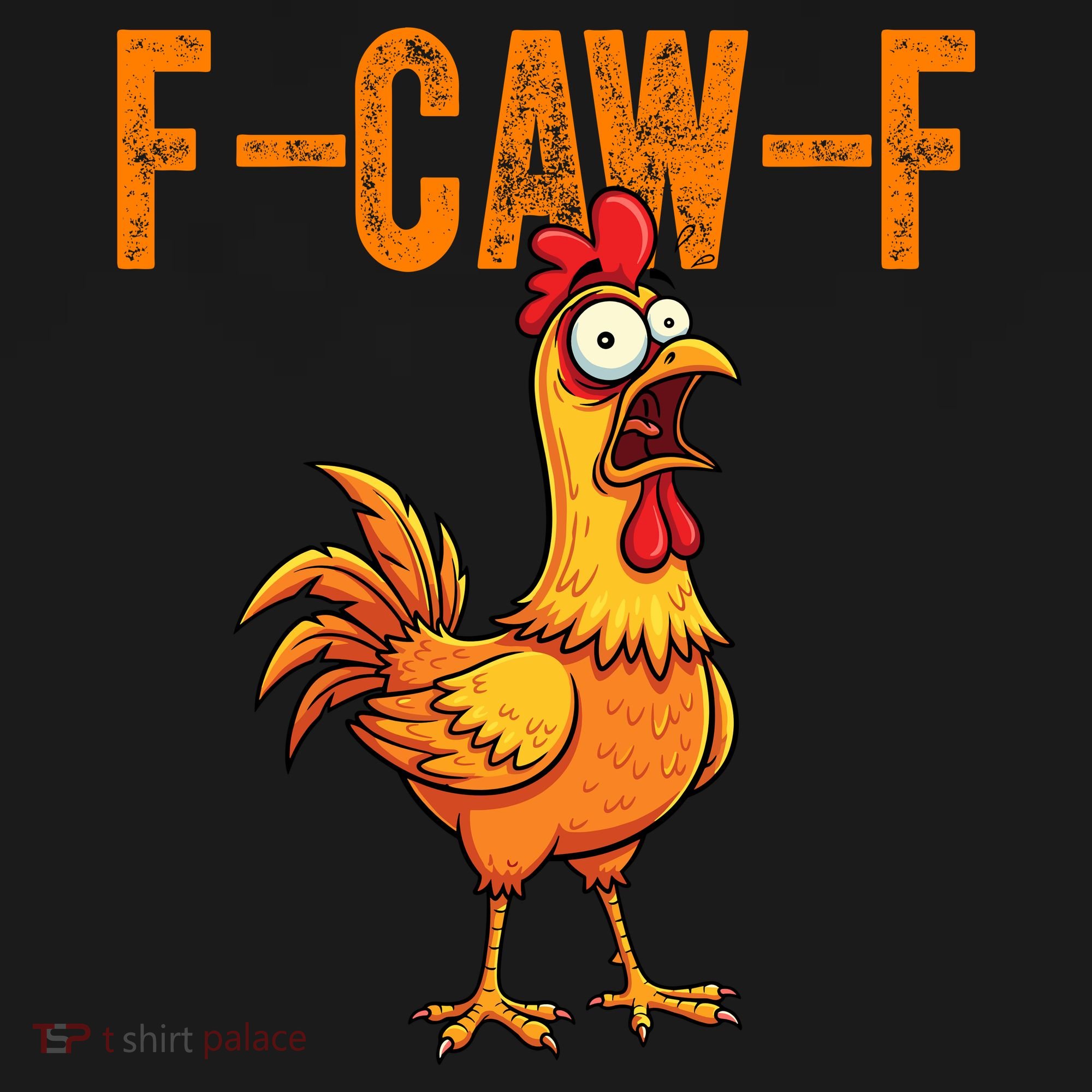 F-Caw-F Quote Rooster Meme Magnet