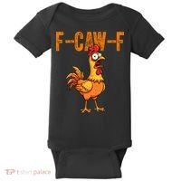 F-Caw-F Quote Rooster Meme Baby Bodysuit thumb 0