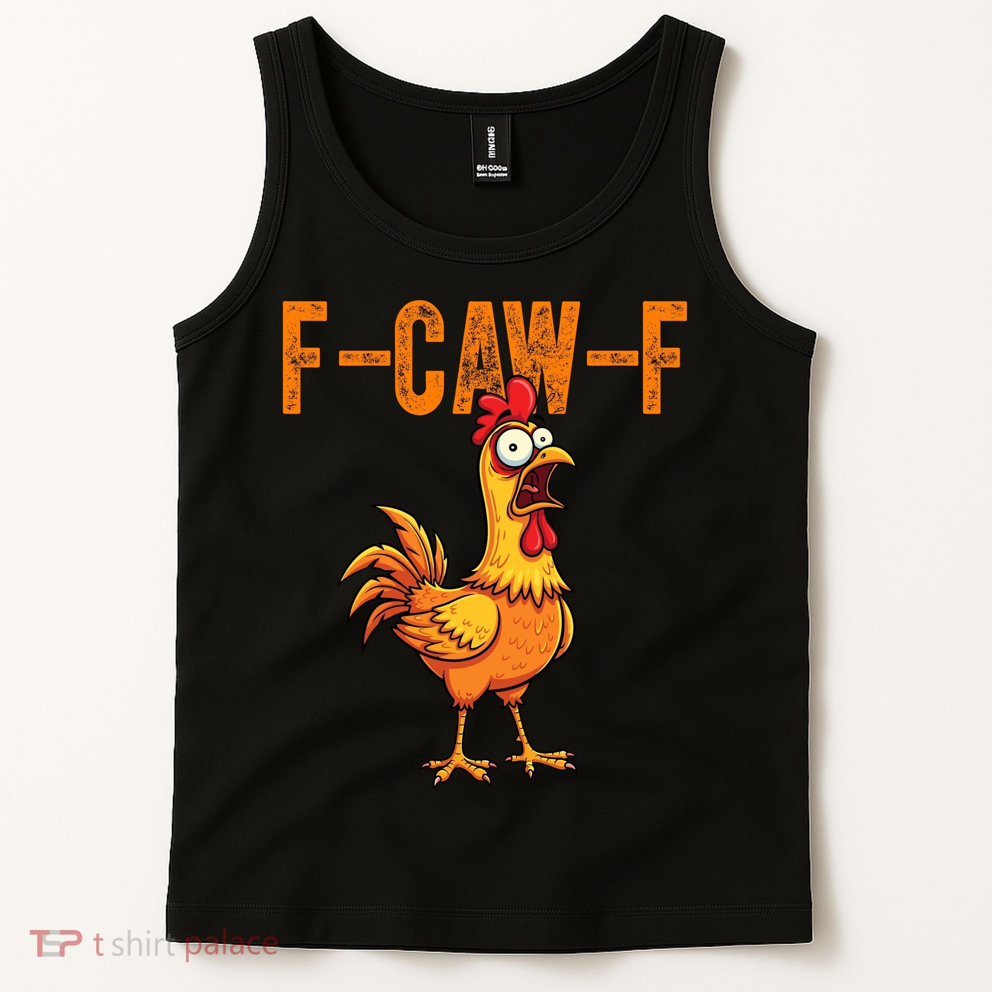 F-Caw-F Quote Rooster Meme Tank Top