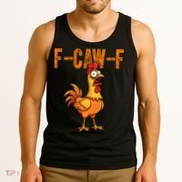 F-Caw-F Quote Rooster Meme Tank Top thumb 3