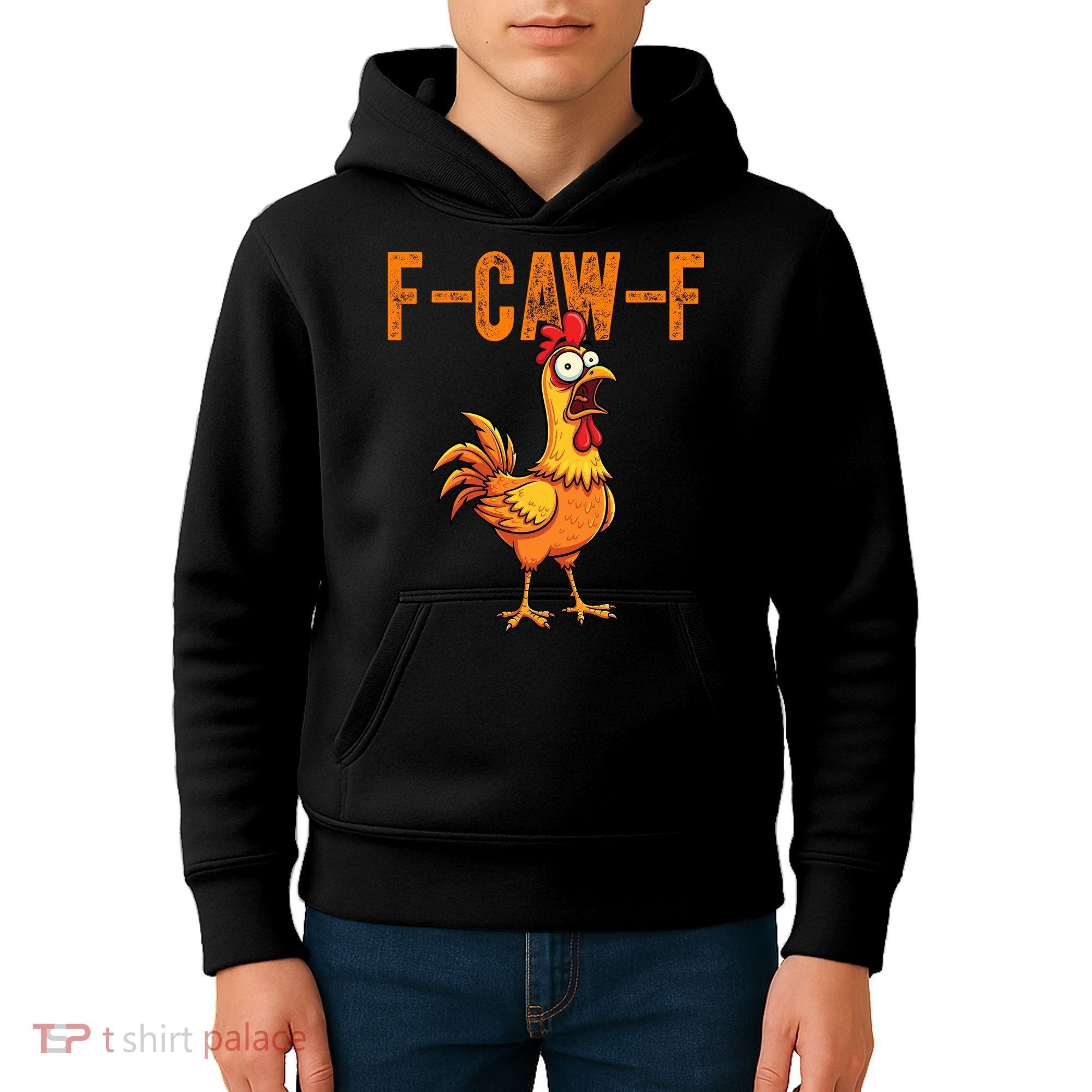 F-Caw-F Quote Rooster Meme Kids Hoodie
