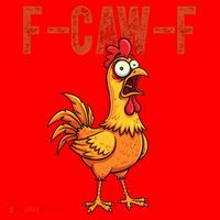 F-Caw-F Quote Rooster Meme Santa Hat thumb 1