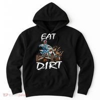 Funny Quad Rider Eat Dirt ATV Biker Quad Saying Hoodie thumb 0
