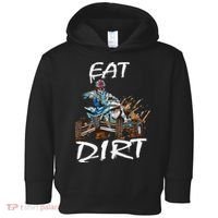 Funny Quad Rider Eat Dirt ATV Biker Quad Saying Toddler Hoodie thumb 0