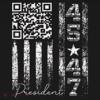 Funny Qr Scan Me President 4547 Trump Dancing Code Pajama Set thumb 2