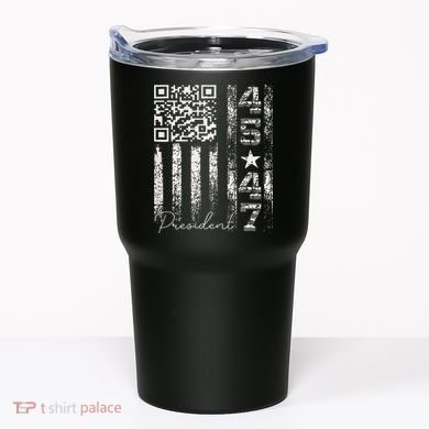 Funny Qr Scan Me President 4547 Trump Dancing Code Tumbler