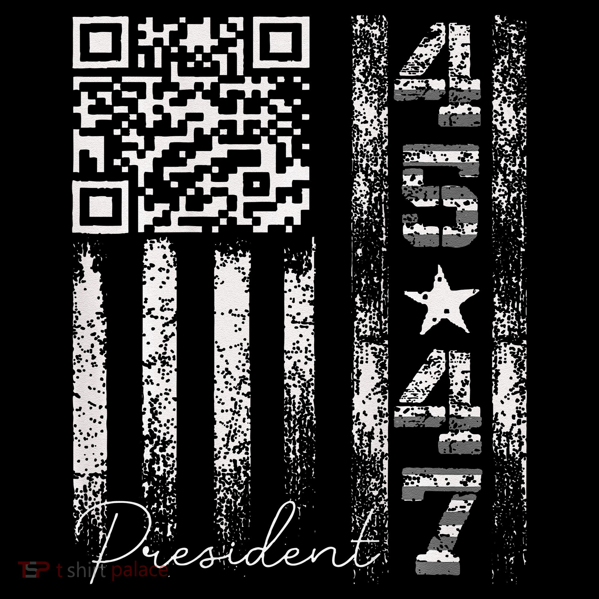 Funny Qr Scan Me President 4547 Trump Dancing Code Baby Bodysuit