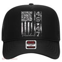 Funny Qr Scan Me President 4547 Trump Dancing Code Hat thumb 0