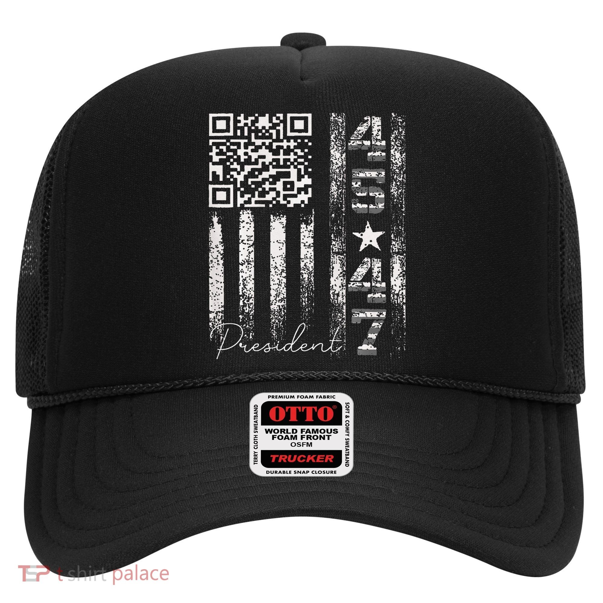 Funny Qr Scan Me President 4547 Trump Dancing Code Hat