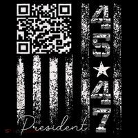 Funny Qr Scan Me President 4547 Trump Dancing Code Tank Top thumb 6