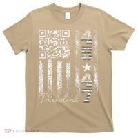 Funny Qr Scan Me President 4547 Trump Dancing Code T-Shirt thumb 0