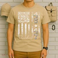 Funny Qr Scan Me President 4547 Trump Dancing Code T-Shirt thumb 6