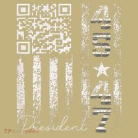 Funny Qr Scan Me President 4547 Trump Dancing Code Polo thumb 2