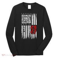 Funny Qr Scan Code Jokes Humor Hidden Message Sarcastic Long Sleeve Shirt thumb 0