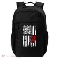 Funny Qr Scan Code Jokes Humor Hidden Message Sarcastic Backpack thumb 0