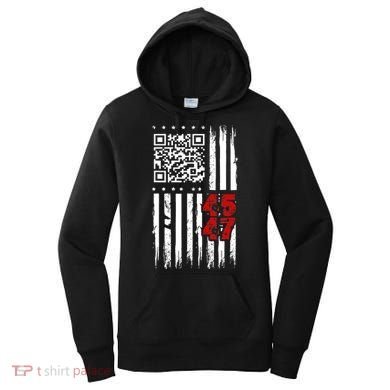 Funny Qr Scan Code Jokes Humor Hidden Message Sarcastic Women's Hoodie