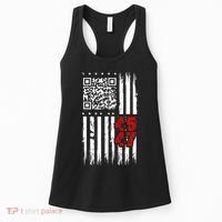 Funny Qr Scan Code Jokes Humor Hidden Message Sarcastic Women's Tank Top thumb 0