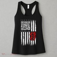 Funny Qr Scan Code Jokes Humor Hidden Message Sarcastic Women's Tank Top thumb 3