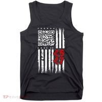 Funny Qr Scan Code Jokes Humor Hidden Message Sarcastic Tank Top thumb 0