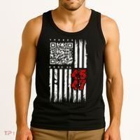 Funny Qr Scan Code Jokes Humor Hidden Message Sarcastic Tank Top thumb 3