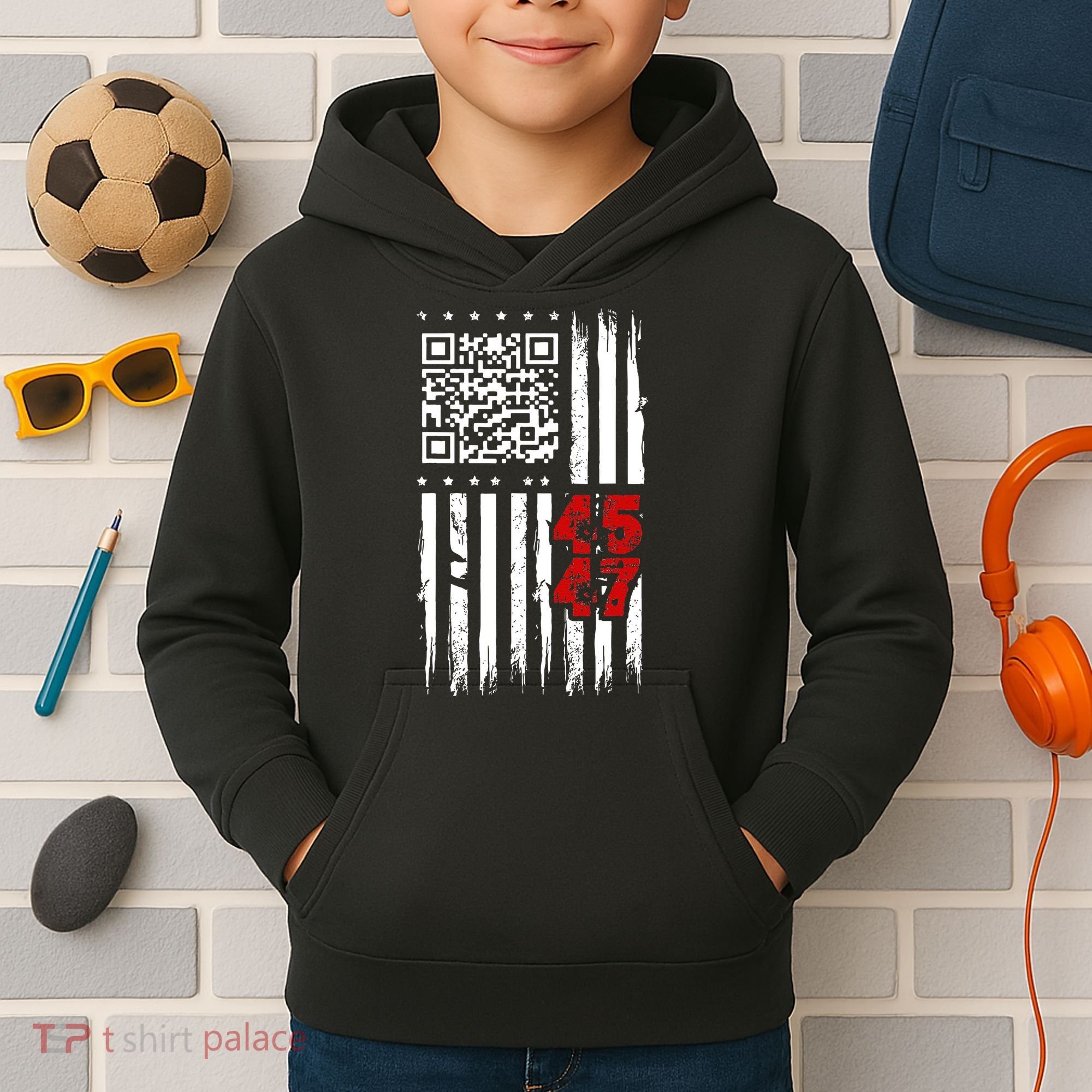 Funny Qr Scan Code Jokes Humor Hidden Message Sarcastic Kids Hoodie