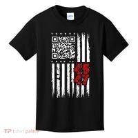Funny Qr Scan Code Jokes Humor Hidden Message Sarcastic Kids T-Shirt thumb 0