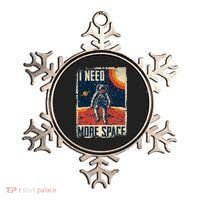 Funny Quote Space Man Astronaut Retro I Need More Space Ornament thumb 0